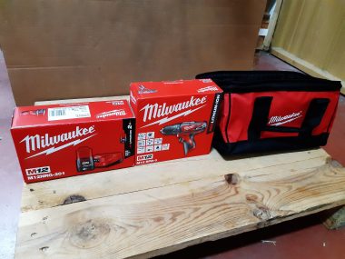 Milwaukee M12 BPD – Taladro percutor 2 velocidades, cargador y batería